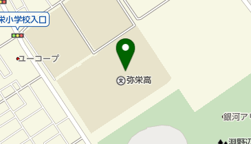 神奈川県立相模原弥栄高校の地図画像