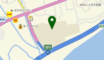 小田原市立酒匂中学校の地図画像