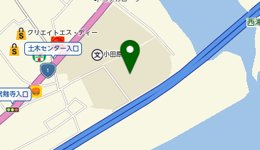 小田原市立白鴎中学校の地図画像