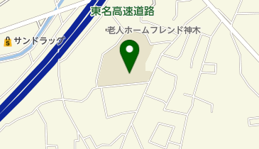 川崎市立向丘中学校の地図画像