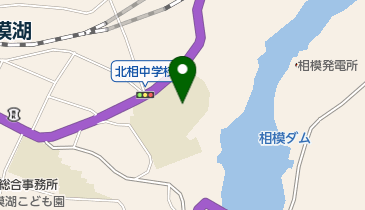 相模原市立北相中学校の地図画像