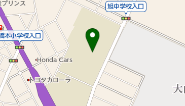 相模原市立旭中学校の地図画像