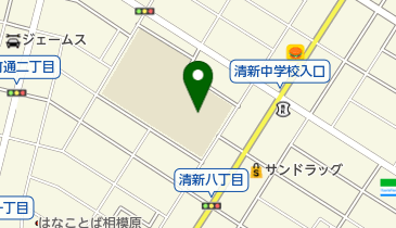 相模原市立清新中学校の地図画像