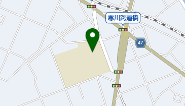 寒川町立寒川中学校の地図画像