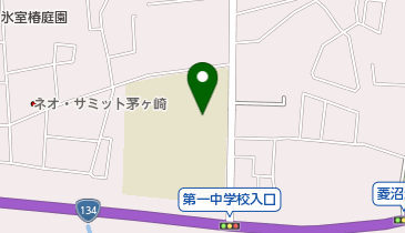 茅ヶ崎市立第一中学校の地図画像