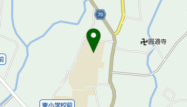 秦野市立東中学校の地図画像