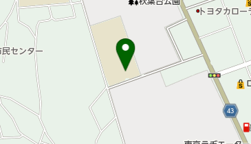 藤沢市立秋葉台中学校の地図画像