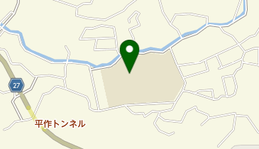 横須賀市立衣笠中学校の地図画像