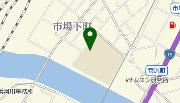 横浜市立市場中学校の地図画像