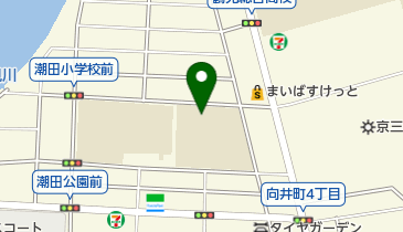 横浜市立潮田中学校の地図画像