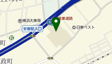 横浜市立寛政中学校の地図画像