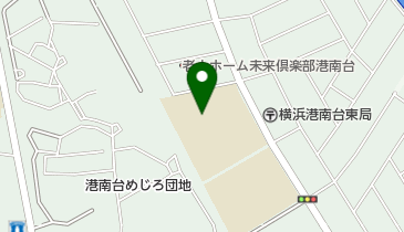 横浜市立港南台第一中学校の地図画像