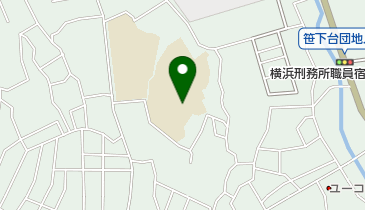 横浜市立笹下中学校の地図画像