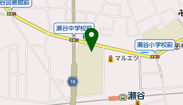 横浜市立瀬谷中学校の地図画像