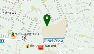 横浜市立芹が谷中学校の地図画像