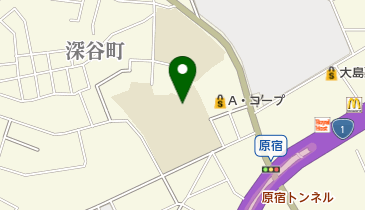 横浜市立大正中学校の地図画像