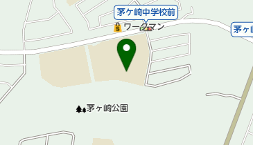 横浜市立茅ケ崎中学校の地図画像