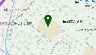 横浜市立中川西中学校の地図画像