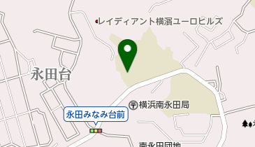 横浜市立永田中学校の地図画像