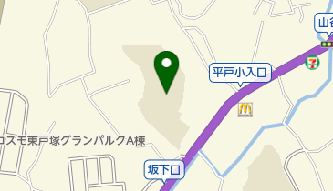 横浜市立平戸中学校の地図画像
