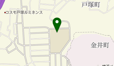横浜市立南戸塚中学校の地図画像