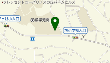 私立橘学苑中学校の地図画像