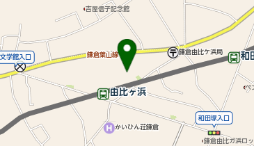 鎌倉市立由比ガ浜中学校の地図画像