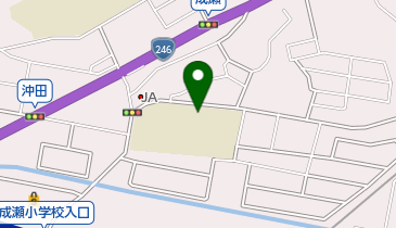 伊勢原市立成瀬小学校の地図画像