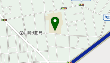 川崎市立浅田小学校の地図画像