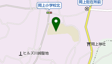 川崎市立岡上小学校の地図画像