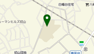 川崎市立白幡台小学校の地図画像