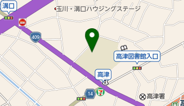 川崎市立高津小学校の地図画像