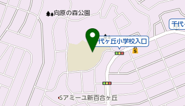 川崎市立千代ケ丘小学校の地図画像