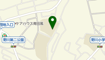 川崎市立西野川小学校の地図画像