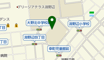 相模原市立淵野辺小学校の地図画像