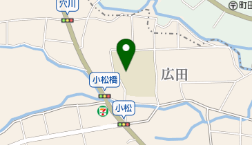 相模原市立広田小学校の地図画像