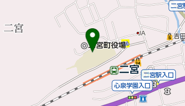 二宮町立二宮小学校の地図画像