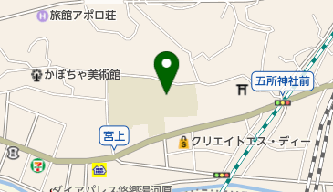 湯河原町立湯河原小学校の地図画像