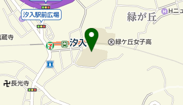 横須賀市立汐入小学校の地図画像