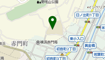 横浜市立東小学校の地図画像