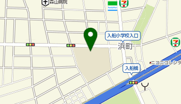 横浜市立入船小学校の地図画像