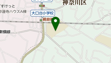 横浜市立大口台小学校の地図画像