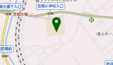 横浜市立笠間小学校の地図画像