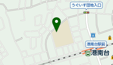 横浜市立小坪小学校の地図画像
