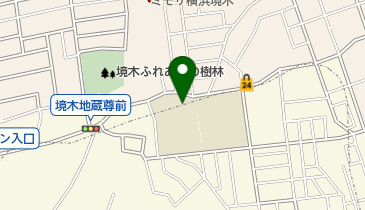 横浜市立境木小学校の地図画像