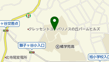 横浜市立獅子ケ谷小学校の地図画像