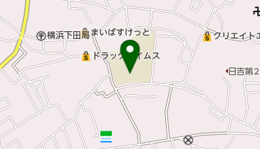 横浜市立下田小学校の地図画像