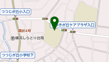 横浜市立つつじが丘小学校の地図画像