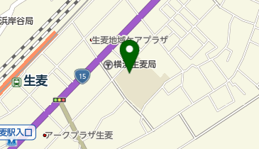 横浜市立生麦小学校の地図画像