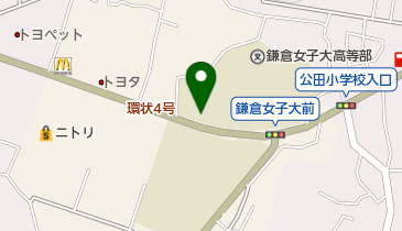 私立鎌倉女子大学初等部の地図画像